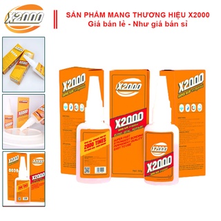 Keo dán siêu dính x2000 store keo dán đa năng dán gỗ kính bể cá giày sắt nhựa siêu dính