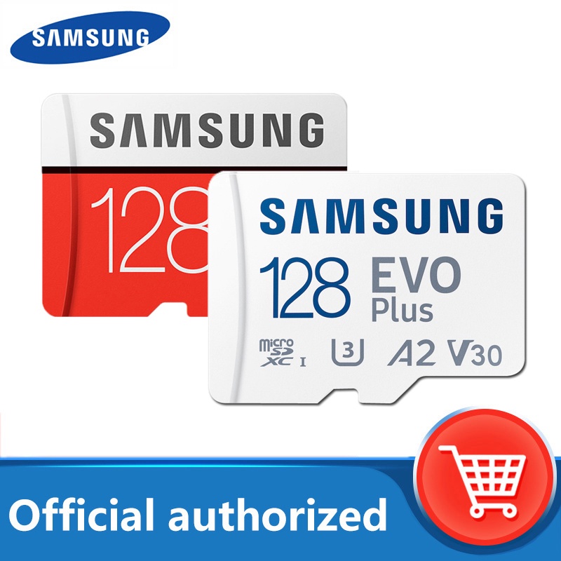SAMSUNG Thẻ Nhớ Micro SD Class 10 EVO + EVO Plus microSD 32GB 64GB 256GB 512GB
