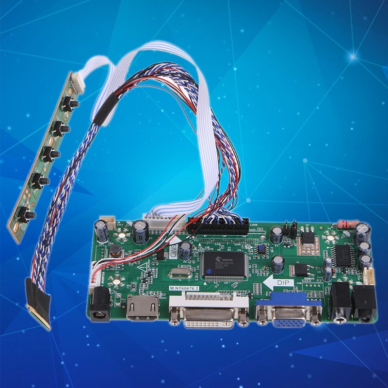 Bảng Điều Khiển Vga Hdmi Dvi Lcd Cho Bảng Điều Khiển 1600x900 17.3 Inch Lp173Wd1 Lp173Wd1 - Tla1 Tln4 Wled Lvds Diy