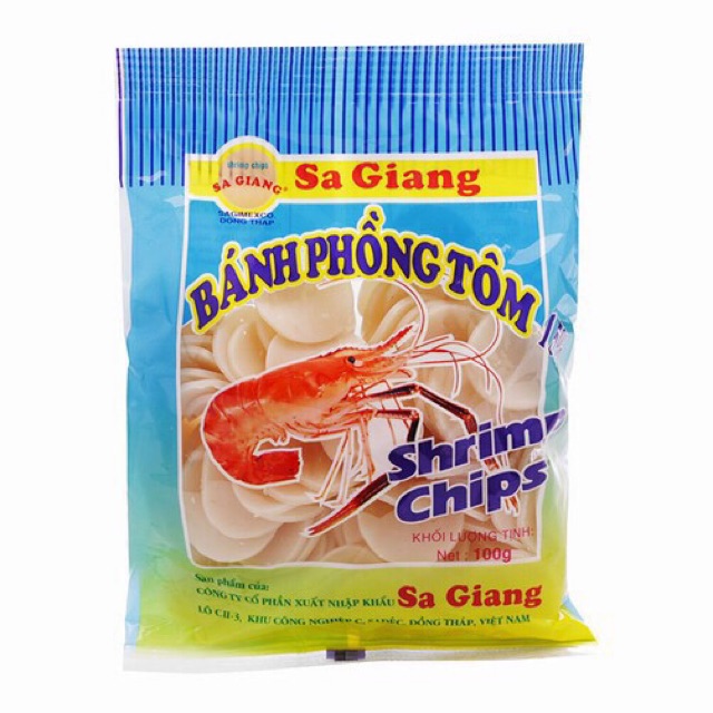 Phồng tôm Sa Giang 100g