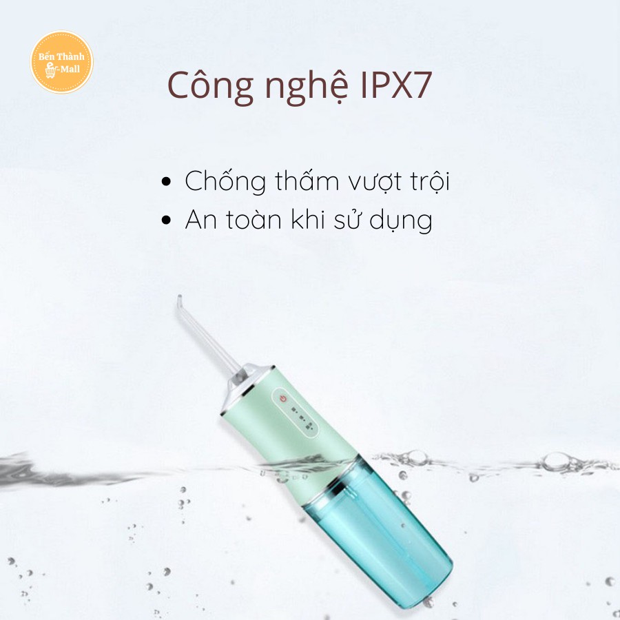 ✈️ [Freeship] Máy tăm nước vệ sinh răng miệng Oral irrigator PSS-6886 [Công Nghệ Chống Nước IPX7]