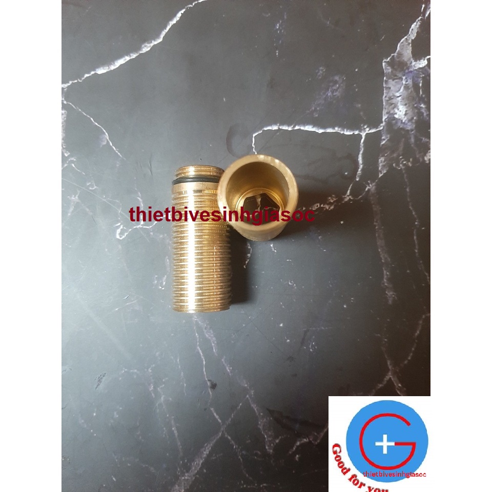 Chân vòi Lavabo rửa mặt, chân vòi rửa bát lạnh đơn, ốc đồng chân vòi rửa mặt- tặng thêm ron cao su