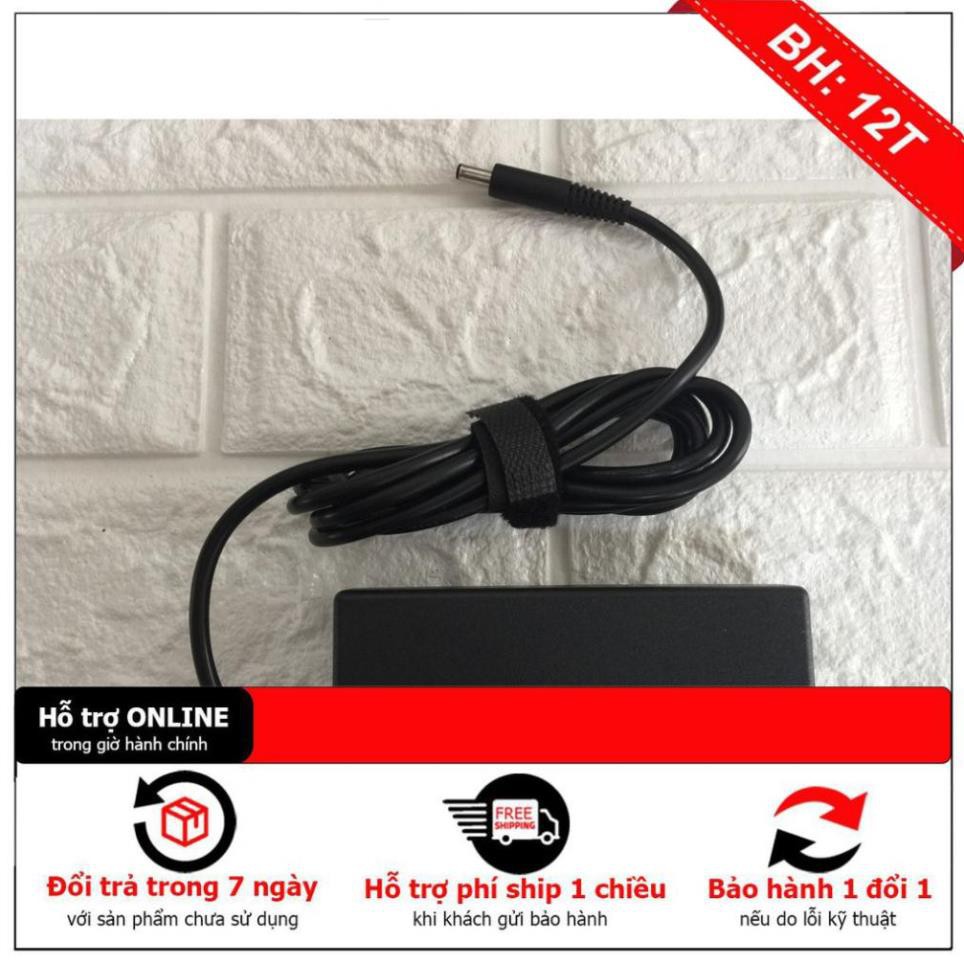 Sạc Laptop Dell chân kim nhỏ ZIN 19.5V – 3.34A/4.62A  Adapter Dell 5568 3558 3458 3559