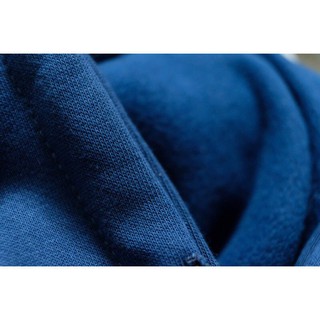 áo hoodie nỉ bông Blue basic(chinlike)