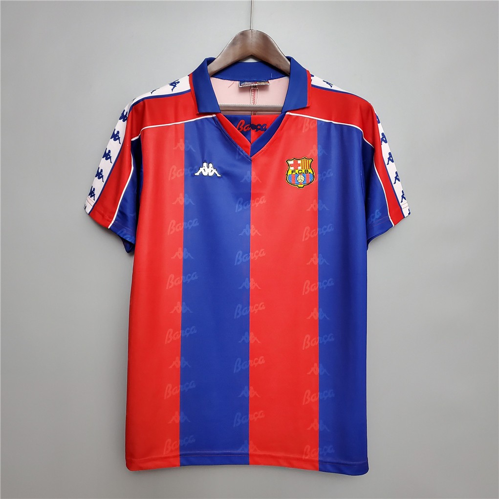 Áo Bóng Đá Đội Tuyển Barcelona 92-95 Phong Cách Retro