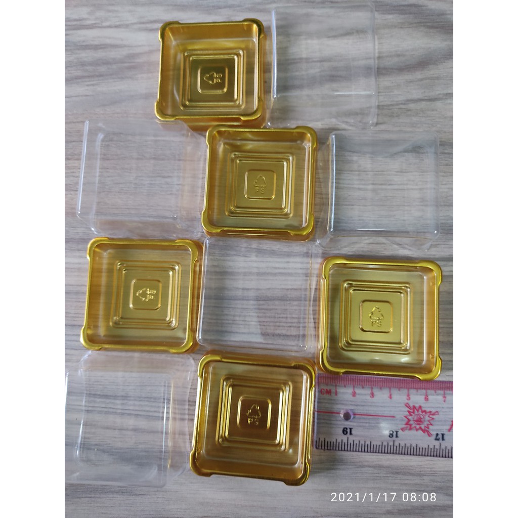 150 HỘP ĐỰNG BÁNH TRUNG THU 50GRAM - 70 GRAM GRAM ĐẾ VÀNG -PS