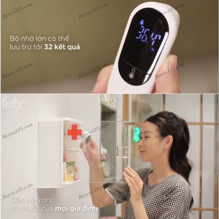 PROMPT 2 - Nhiệt Kế Hồng Ngoại Không tiếp xúc Fatzbaby cho Bé cho kết quả chính xác sau 1 giây - Fatz JXB315
