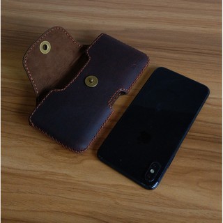 Bao Da Đeo Lưng Iphone 11 pro Da Sáp