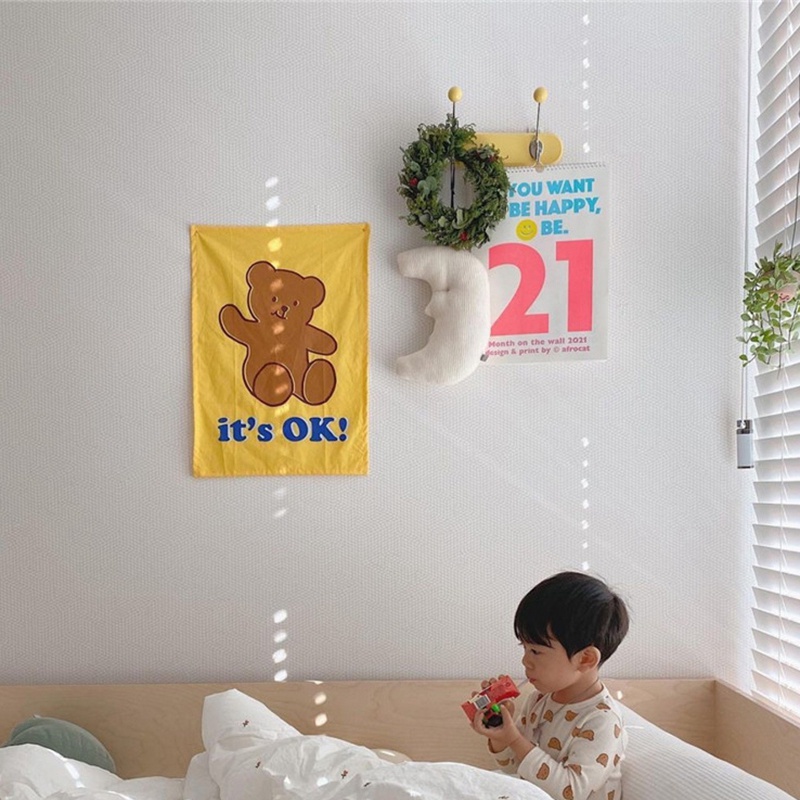Thảm Treo Tường Họa Tiết Dễ Thương Trang Trí Phòng Ngủ
