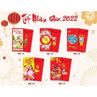 Sỉ 500 lì xì tết 2022 kèm túi