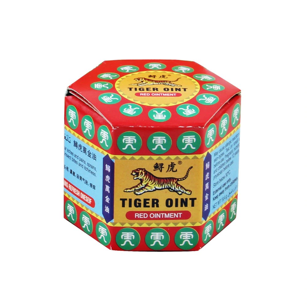 Dầu Cù Là Con Hổ - Cao Tiger Balm White &amp; Red  Gram Thái Lan JIUMMM