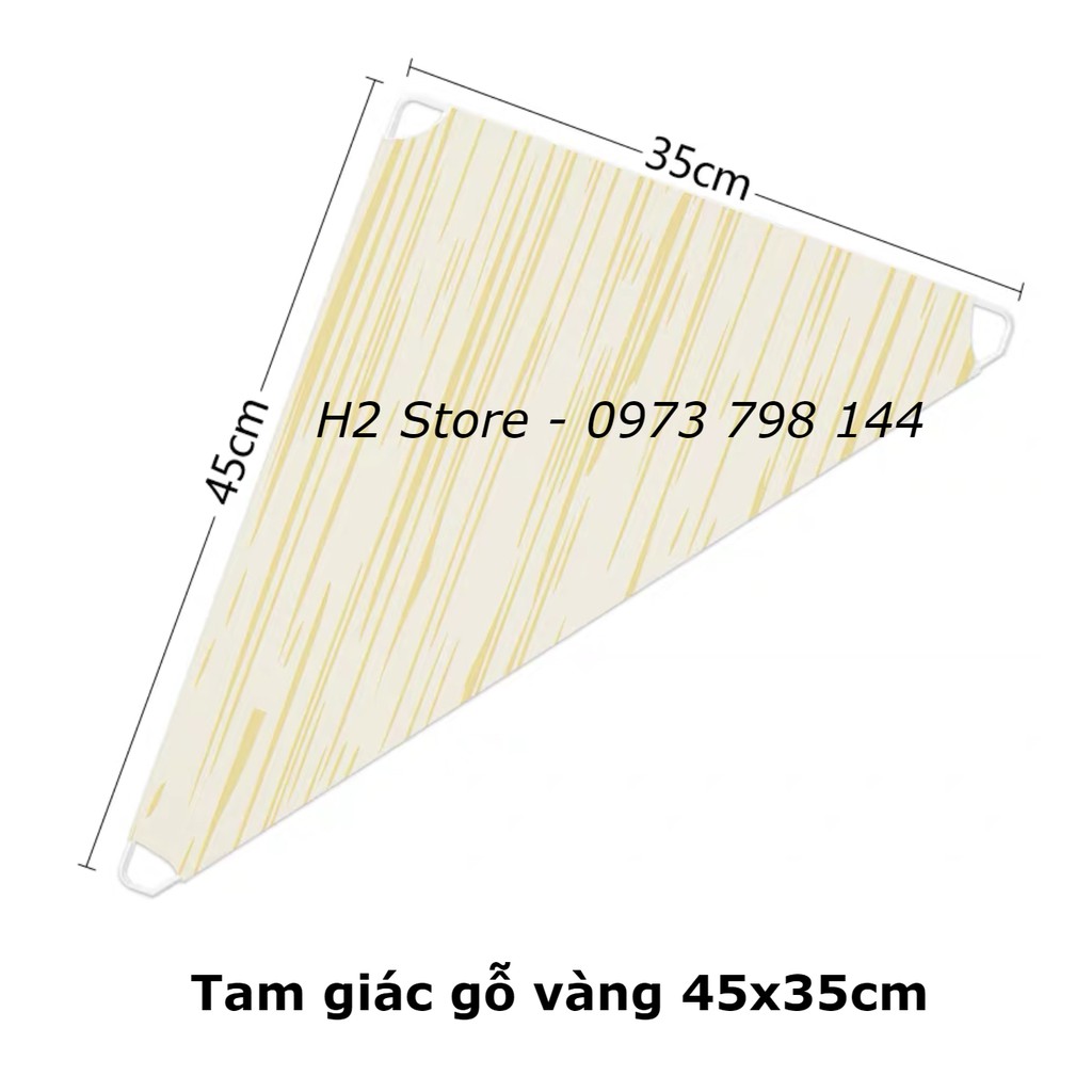 Bán lẻ tấm nhựa tam giác 45x35cm lắp ráp tủ quần áo, chuồng quây chó mèo, kệ để đồ ( tặng 2 chốt/ tấm)