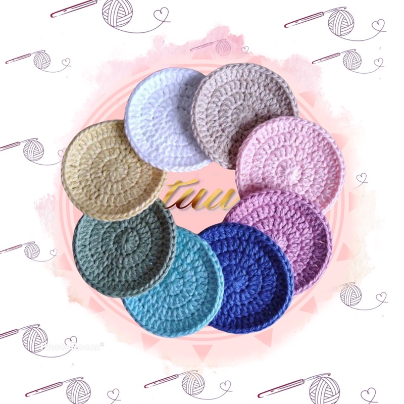 Lót Ly Len Nhiều màu|Wedding Gift|Coaster|Handmade