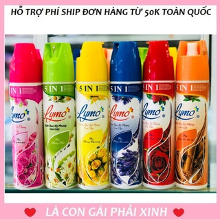 Chai xịt phòng hương nước hoa LYMO 350ml