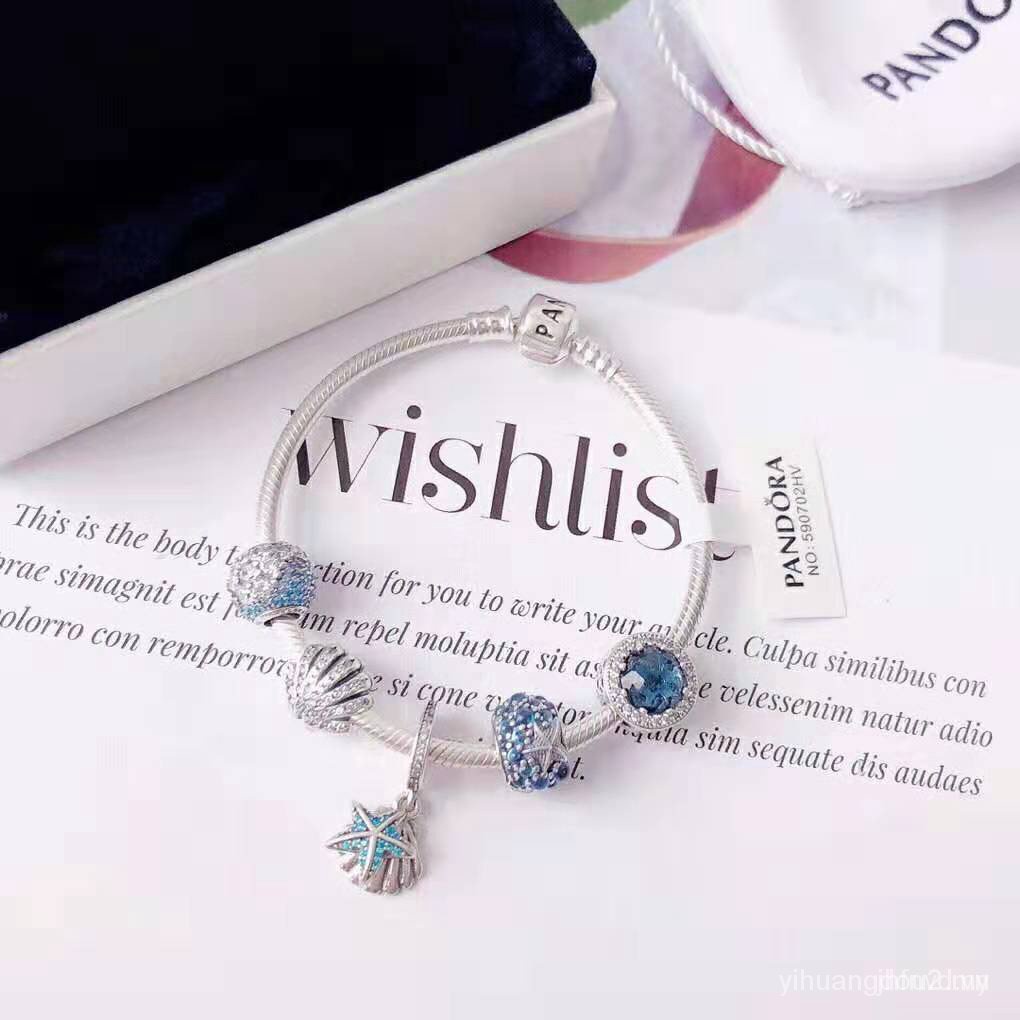 PANDORA Vòng Tay Bạc 925 bstz089 Dùng Làm Quà Tặng Sinh Nhật