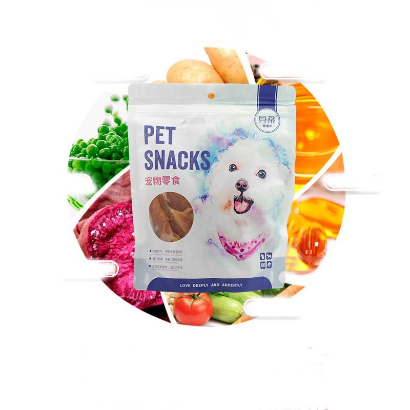 Thịt ức gà khô Bidy Pet Snack - Thức ăn cho chó tăng cường dinh dưỡng - 400g_Csp48
