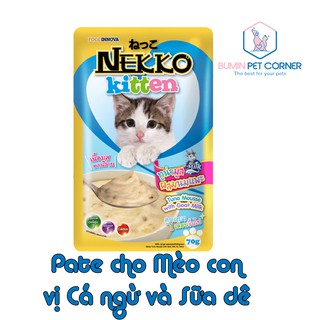 Pate cho Mèo con Nekko Kitten gói 70g