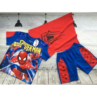 Bộ người nhện Spider Man có đèn bé trai Samkids