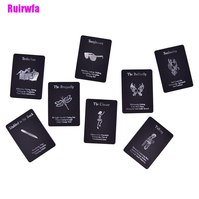 Set 54 Tấm Thẻ Bài tarot In Chữ The Island Time Wellness Love Oracle Độc Đáo