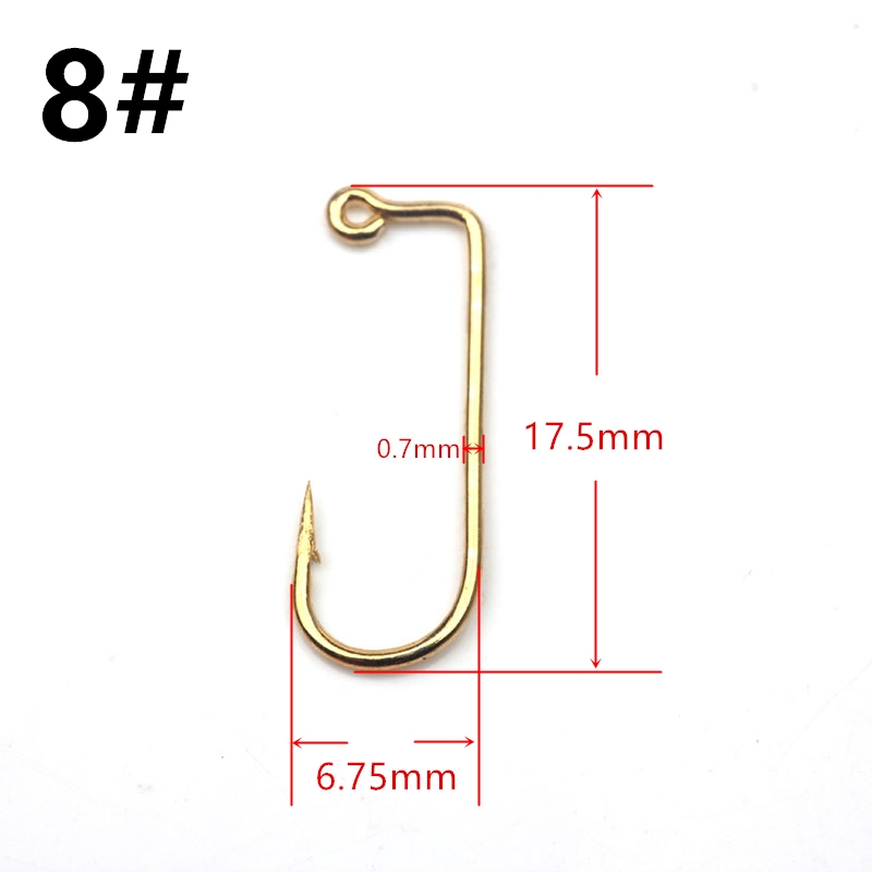 Set 50 Lưỡi Câu 90 Độ Bằng Thép Carbon Nhiều Màu Sắc