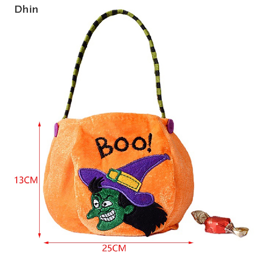 Túi Đựng Kẹo Halloween 2022 Hình Bí Ngô / Phù Thủy / Mèo Đen