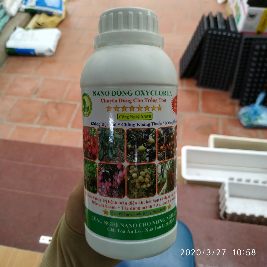 Nano Đồng Oxyclorua 500ml- Đặc trị Nấm khuẩn