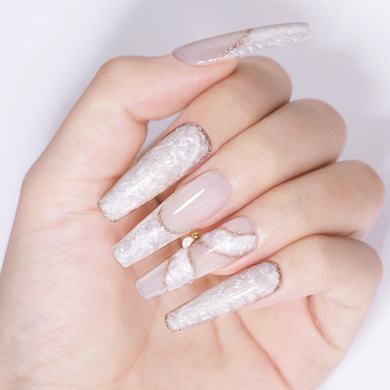 Sơn móng tay gel uv UR SUGAR ánh nhũ lấp lánh trang trí thủ công 7ml