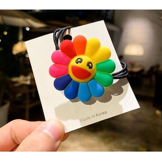 Buộc tóc cute hình hoa hướng dương