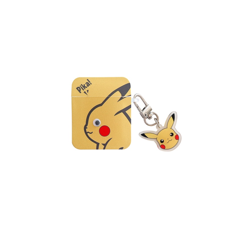 Vỏ Bảo Vệ Hộp Sạc Tai Nghe Apple AirPods 1 2 3 Pro Hình Pikachu Dễ Thương