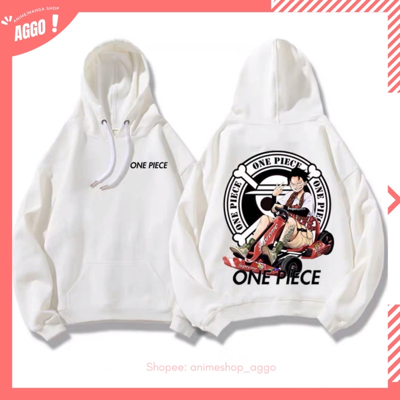 [ CÓ ẢNH THẬT] Áo Hoodie Nỉ Dài Tay One Piece ( Luffy, Zoro, Nami, Sanji, Robin) Mẫu Đẹp Cực Chất