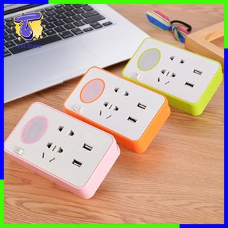 Ổ Điện Thông Minh, Ổ Điện USB Đa Năng Tích Hợp Đèn Ngủ OTP - Tei Store