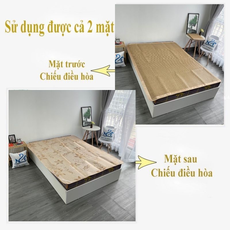 Chiếu Điều Hòa Sợi Mây Hàng VNXK Mát Mềm Mại Thoáng Khí Đủ Kích Thước