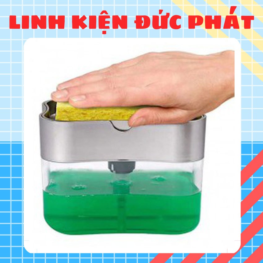 HỘP ĐỰNG NƯỚC RỬA CHÉN CÓ VÒI HÚT SIÊU TIỆN DỤNG
