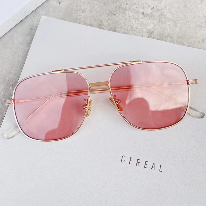 Kính Mát Gọng Kim Loại Phong Cách Thời Trang Châu Âu Chất Lượng Cao