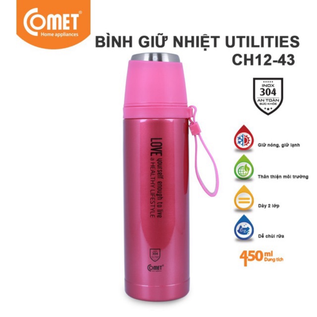 Bình giữ nhiệt 450ml COMET - CH12-43 | BigBuy360 - bigbuy360.vn