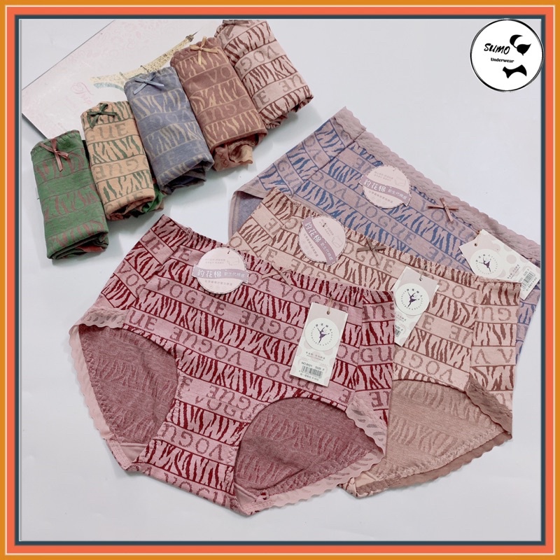 Quần lót nữ cotton co giãn 4 chiều, cạp cao gen nhẹ bụng dưới, ôm mông, không hằn. Phom 60-72kg, vòng mông 100-115cm