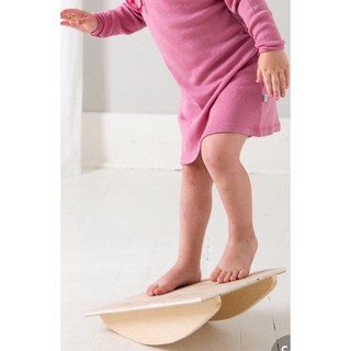 Ván Bập bênh Balance Board Đồ chơi thăng bằng Plywood chịu lực UYDECOR