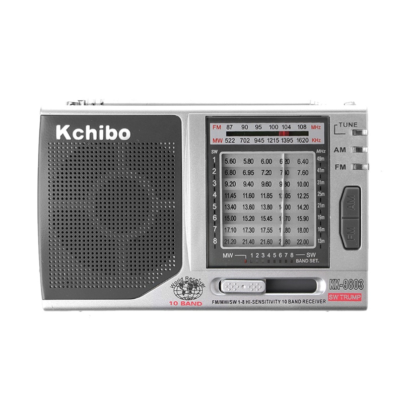 Thiết Bị Nhận Tín Hiệu Radio zzz KK-9803 FM / MW / SW1-8 Full 10