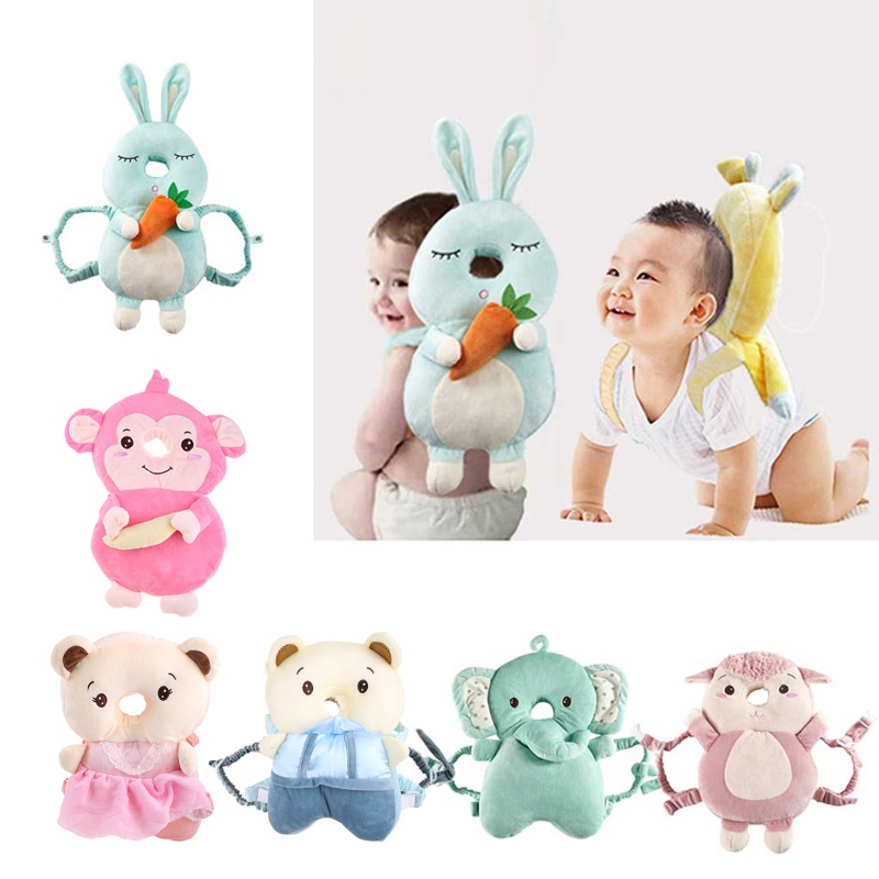 Gối Bảo Vệ Đầu Chống Ngã Mềm Mại Thoáng Khí An Toàn Dành Cho Trẻ Sơ Sinh