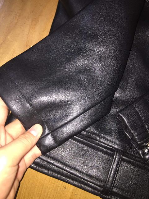 ÁO LEATHER BIKER JACKET