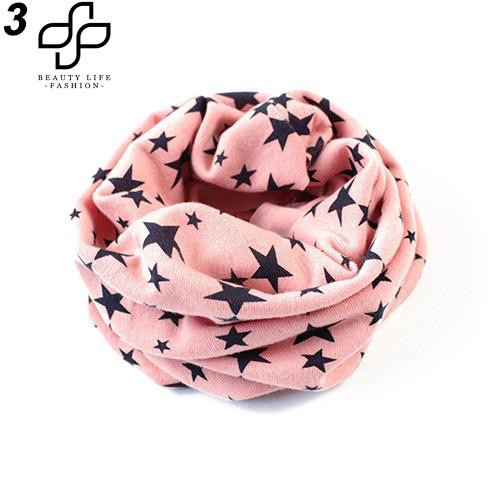 Khăn choàng cổ dạng ống in hình ngôi sao thời trang dành cho trẻ em