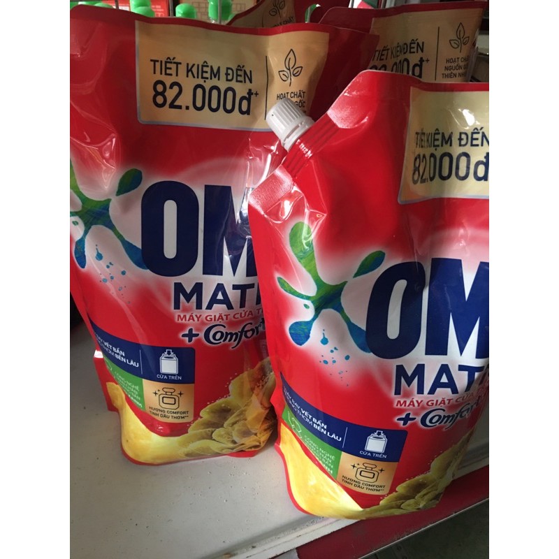 Nước giặt omo matic comfort 3,7L/3,7kg