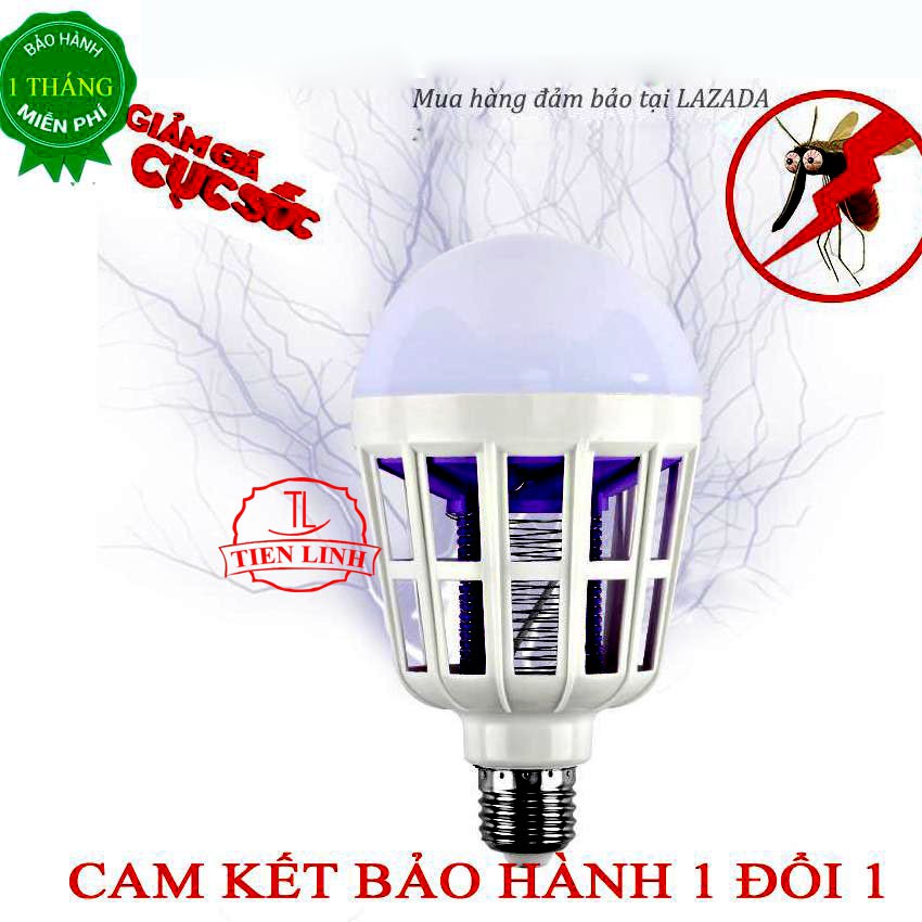 Bóng đèn led chiếu sáng kiêm đèn bắt muỗi và côn trùng TL37 / đuổi muỗi diệt muỗi (15W)