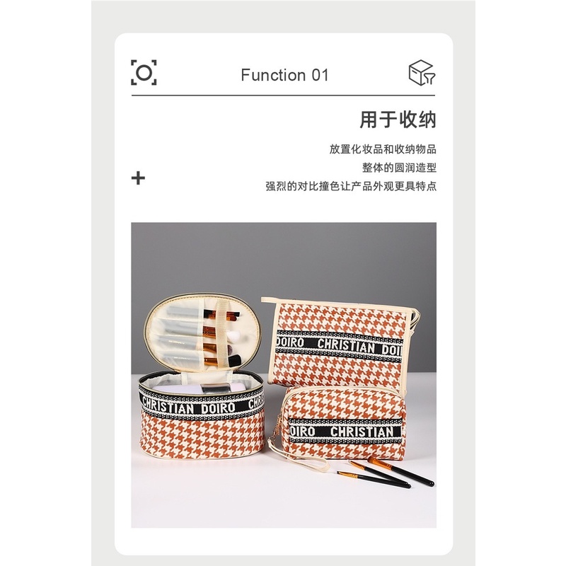 Túi Đựng Mỹ Phẩm Cầm Tay Nhiều Màu Sắc