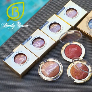 Phấn má hồng khoáng nung - Tone trẻ, mềm mịn tự nhiên, chống nước - Golden rose terracotta blush on- Nhập KhẩuThổ Nhỹ kỳ