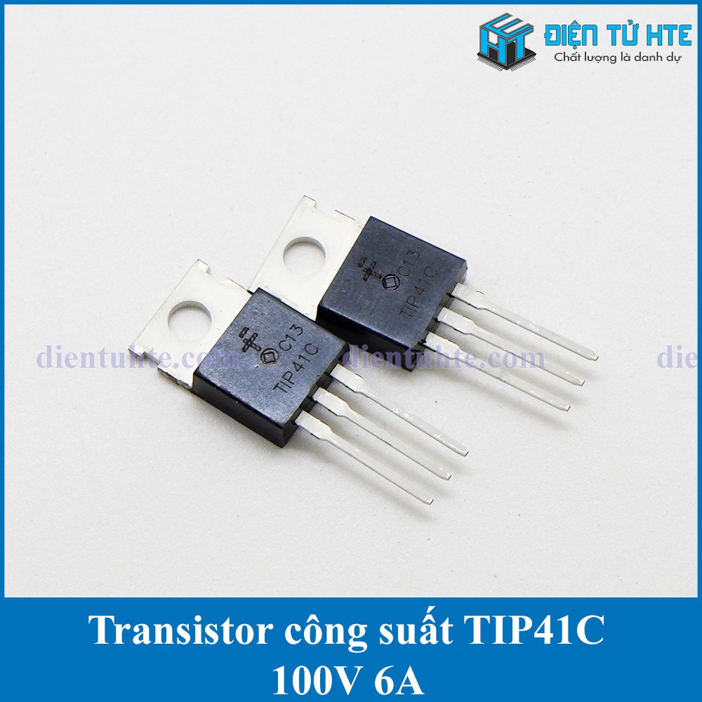 Transistor công suất NPN TIP41C TIP42C 100V 6A TO-220 [HTE Quy Nhơn CN2]