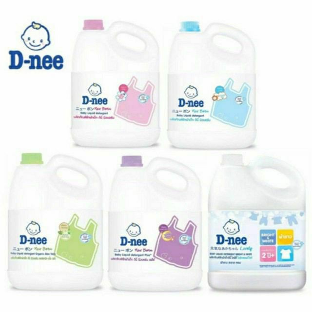 [GIÁ SỈ] Nước giặt em bé Dnee Thái Lan can 3000ml (Đủ màu)