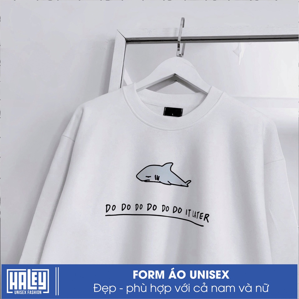 Áo Sweater Nam Nữ Shark HALEY unisex Hàn Quốc cá tính mã HD354 Hoodie không mũ cao cấp | BigBuy360 - bigbuy360.vn