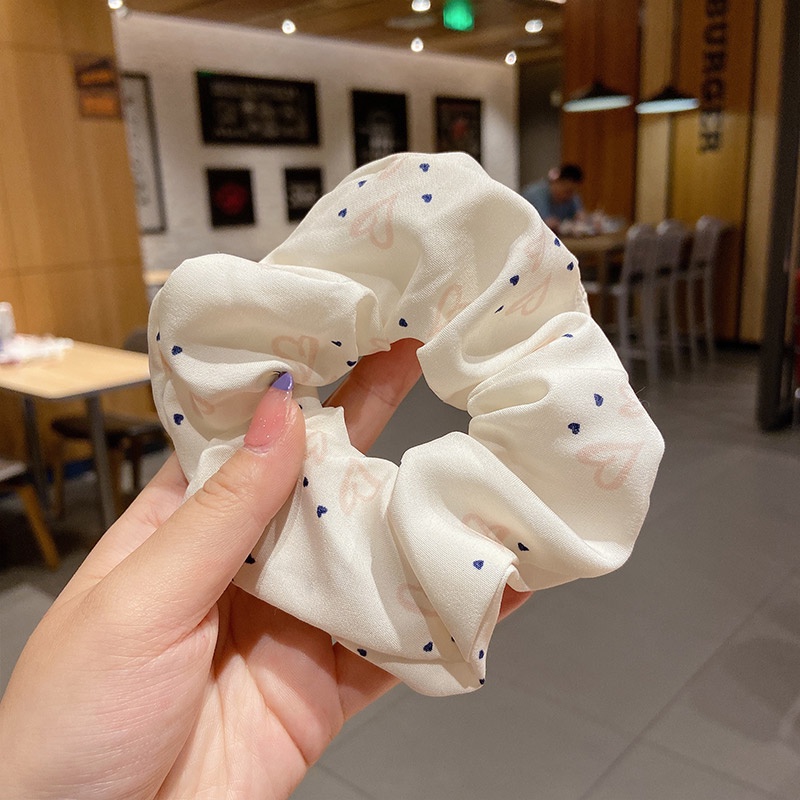 Dây Cột Tóc Màu Xanh Lá Cây Đơn Giản Dễ Thương