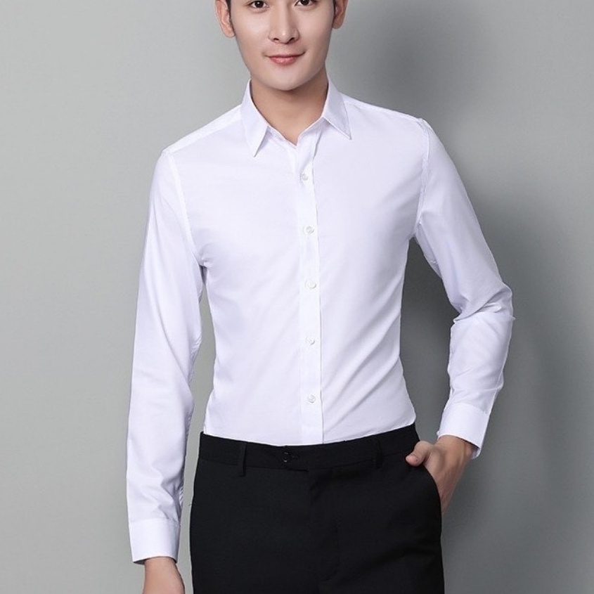 Áo sơ mi trắng nam rẻ đẹp áo trắng đi học